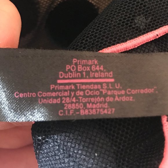 Primark - No Secret - Black / Pink Polka Dot Lingerie - Picture 8 of 10